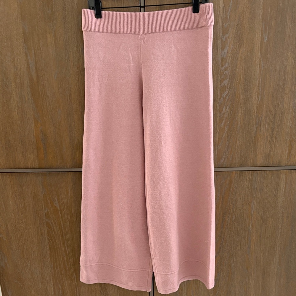 Elegant Pink Wide Leg Pants